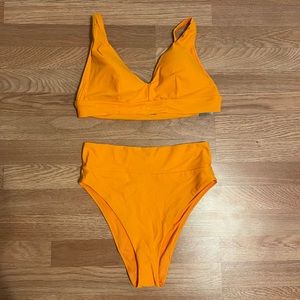 American Eagle orange bikini